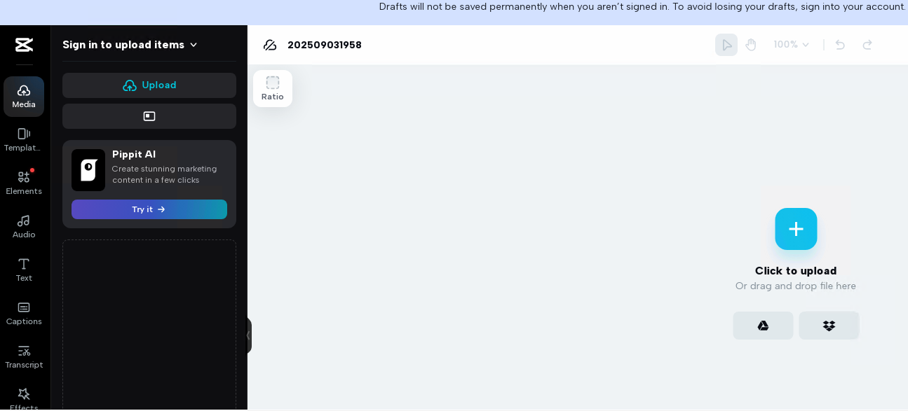 Capcut Online free no download
